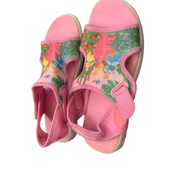 Disney Store Girls Size 2 3 Pink Sandals Princesses Belle Cinderella Aurora - Picture 2 of 6